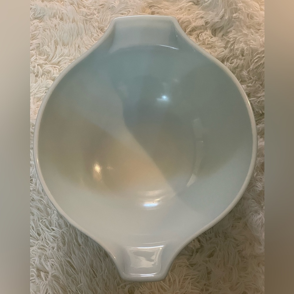 Vintage Pyrex Amish Butterprint Turquoise Cinderella Bowl 444 4QT Gorgeous! - Picture 5 of 10